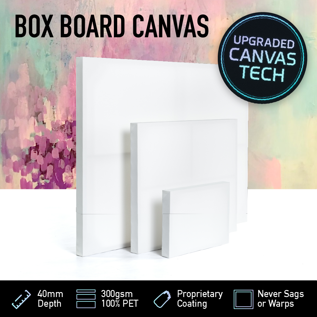 Box Board Canvas 40mm Depth