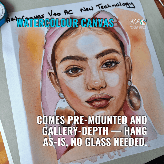 Watercolour Canvas – 40mm Deep - Art Canvas Factory