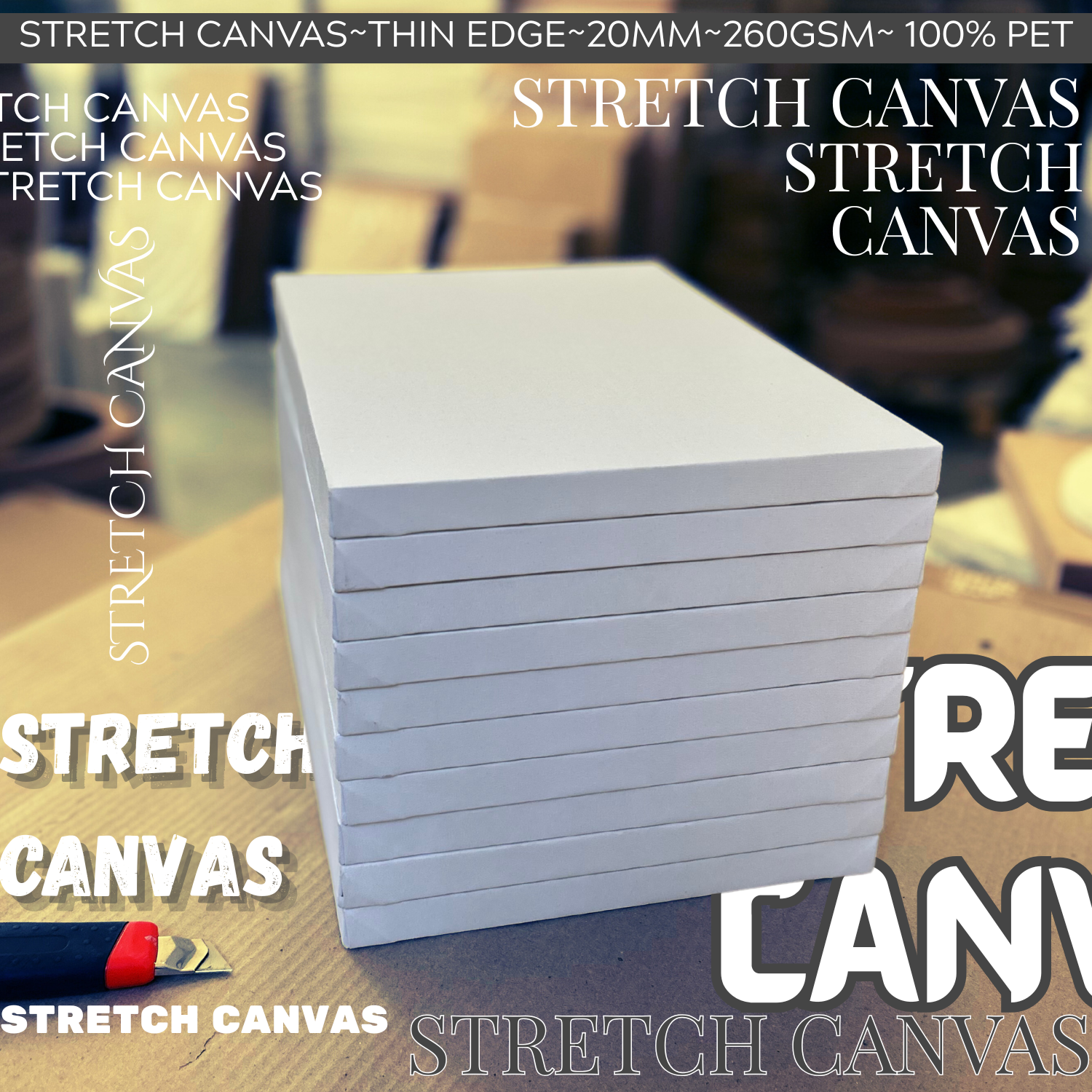 Stretch Canvas 20mm depth