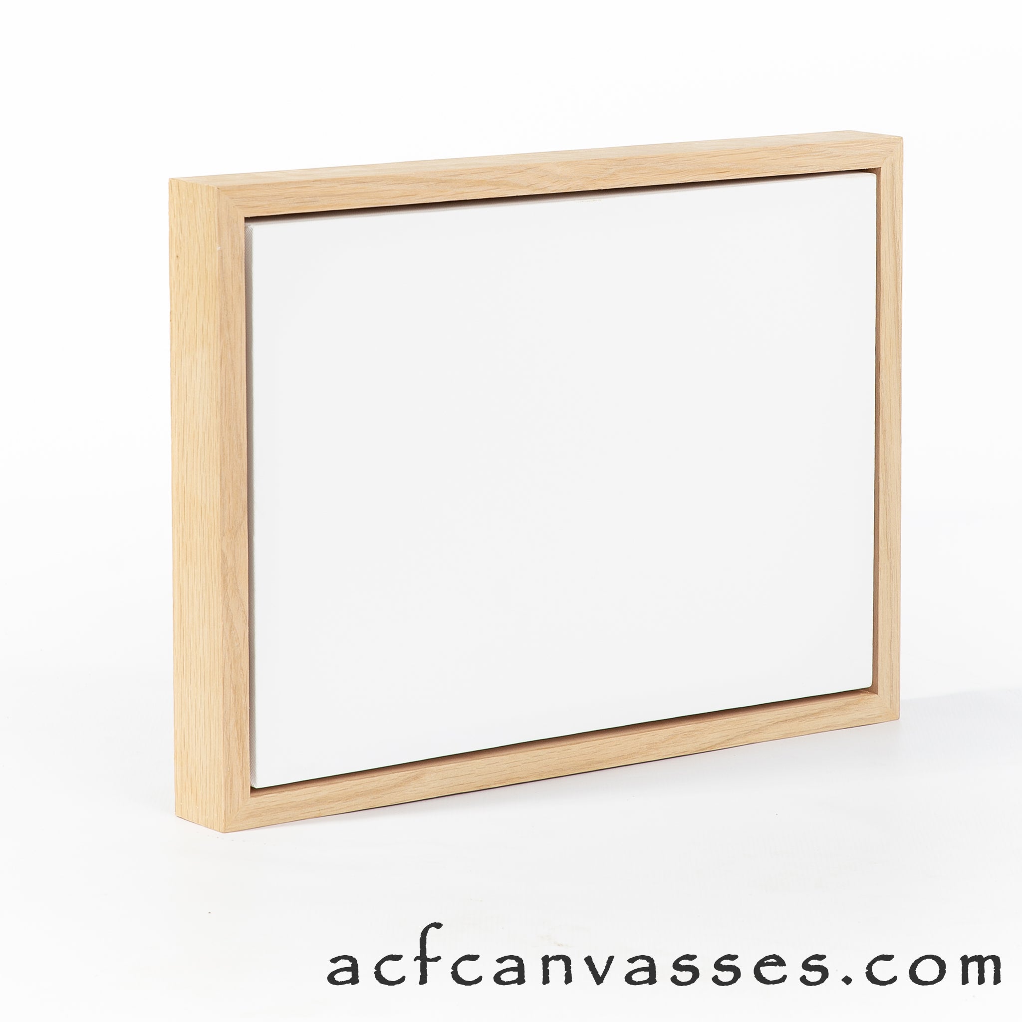 Oak Floating Frame Box Canvas Set ACF Canvasses