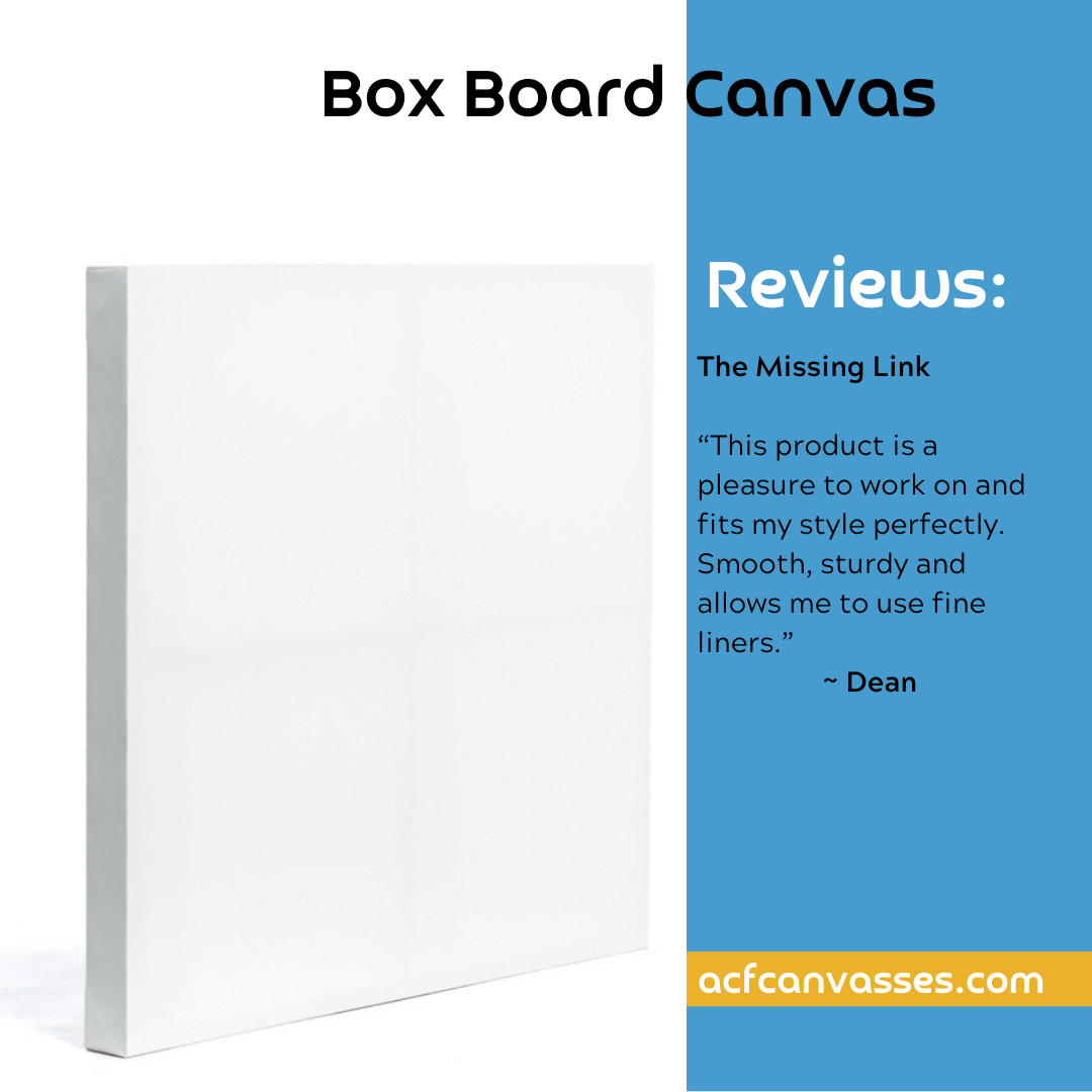 Box Board Canvas 40mm Depth