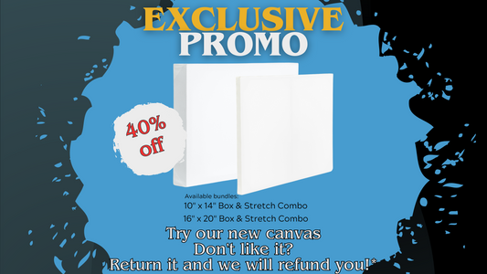 ACF Sample Pack (1 x Box Canvas & 1 x Stretch Canvas)