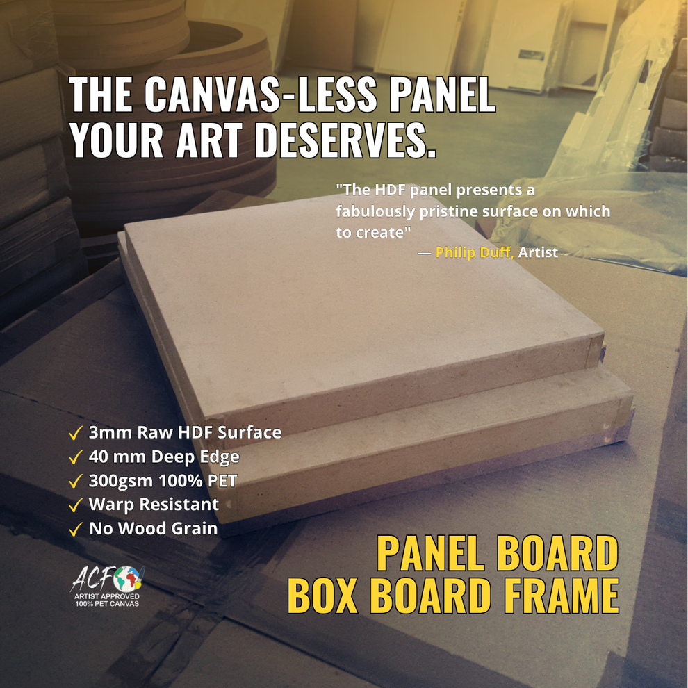 Box Up Panelboard Box Board Frame | Panel Board - Panel (40mm) Rigid HDF Artist Board ...