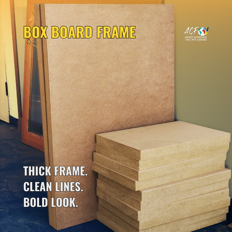 Box Up Panelboard Box Board Frame | Panel Board - Panel (40mm) Rigid HDF Artist Board ...
