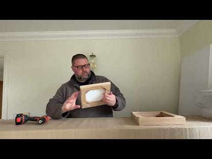 Deep Edge Oak Floating Frame & Box Board Canvas (40mm)