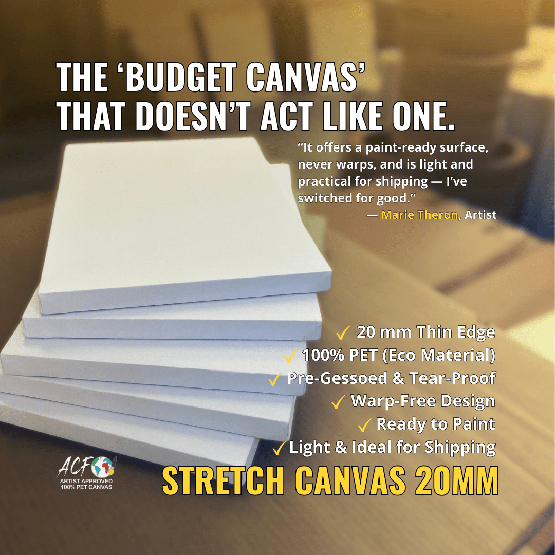 Stretch Canvas – 20mm Deep PET Canvas with New Coating - Art Canvas Factory